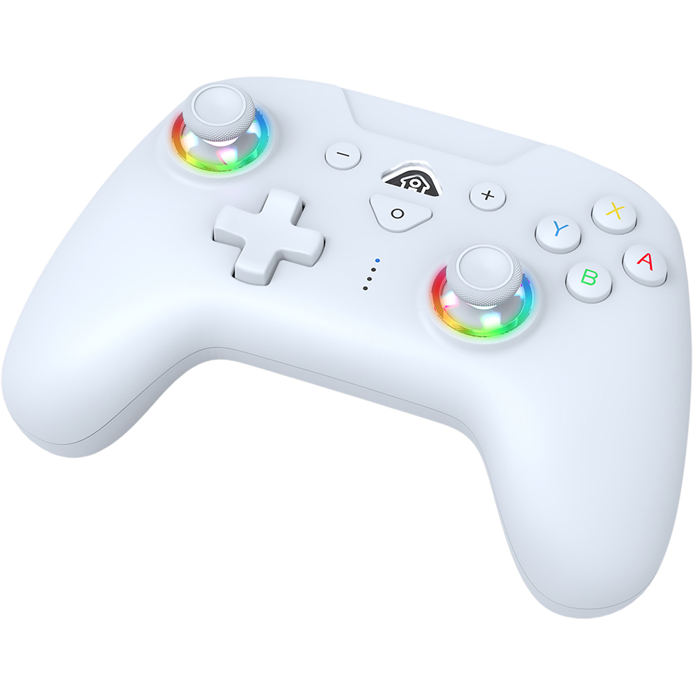 Subsonic White Nintendo Switch OLED and Lite Bluetooth Wireless LED Controller Image 5