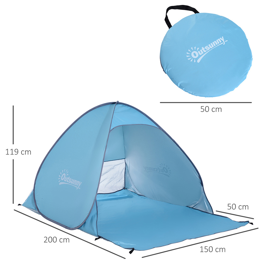 Outsunny 2-Person Pop-Up UV Tent Image 6