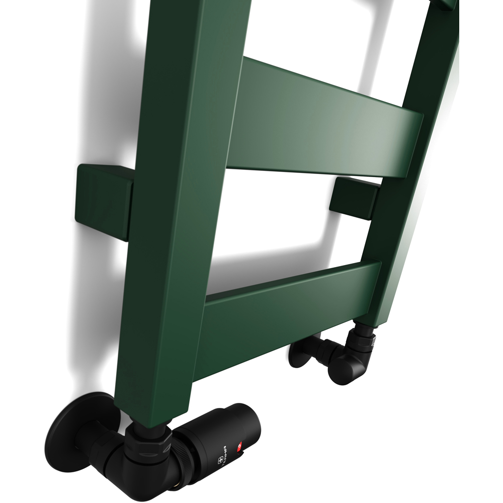 Terma Vivo Matt Green Heated Towel Rail 1215 BTU 1390 x 300mm Image 5