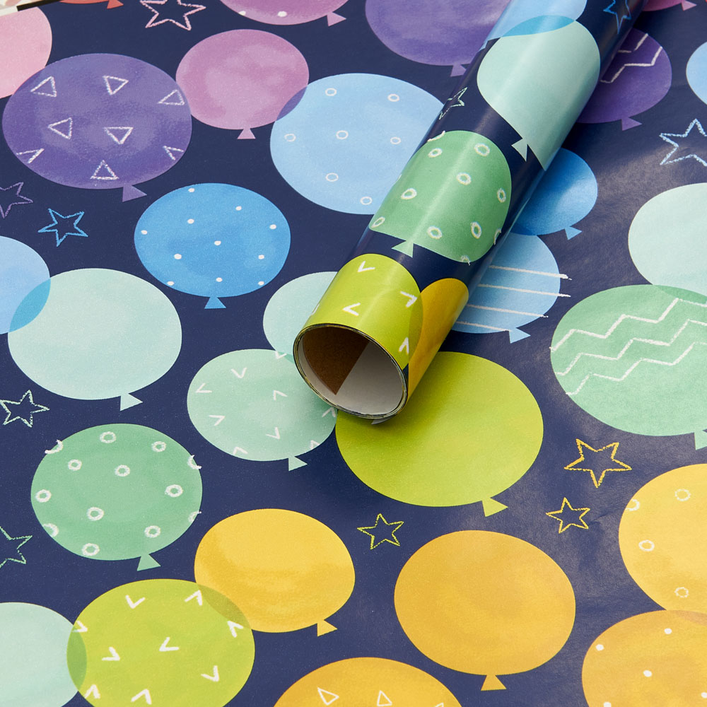 Wilko 3m Balloon Roll Wrap Wilko