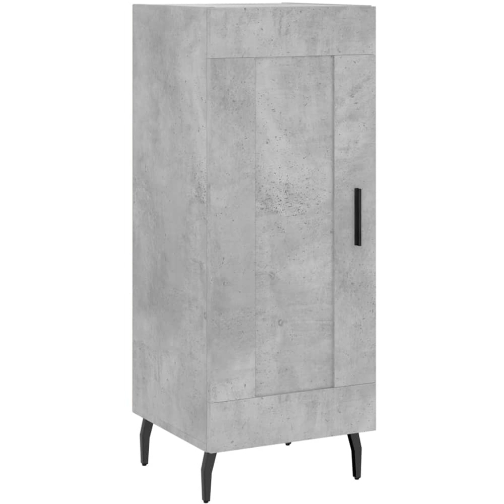 vidaXL 2 Door Concrete Grey Highboard Image 5
