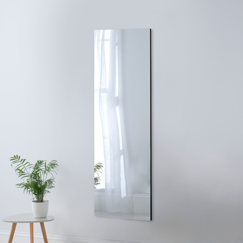 Yearn Seamless Black Full Length Wall Mirror 160 x 60cm Image 2