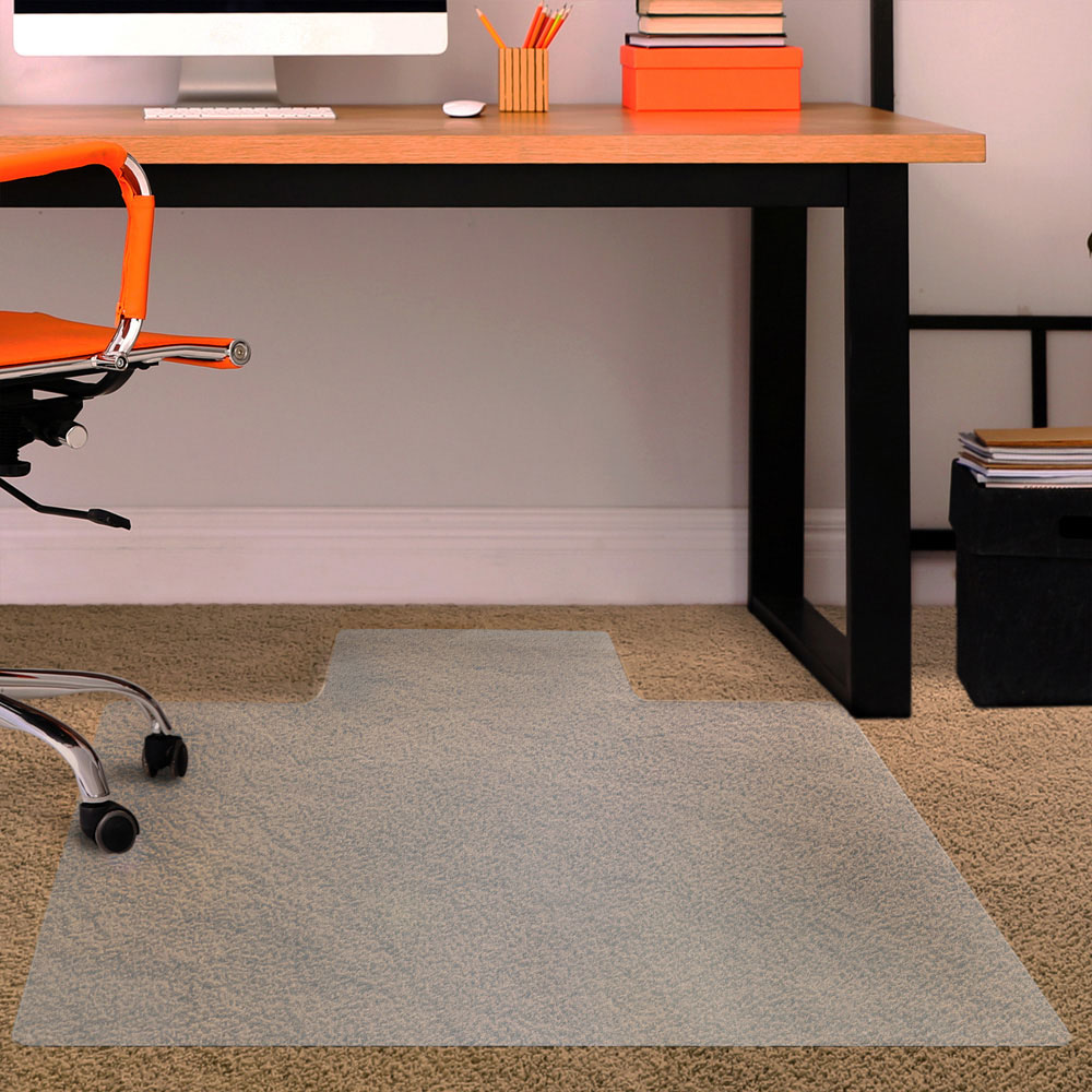 Floortex Advantagemat PVC Lipped Chair Mat for Carpets up to 6mm 115 x 134cm Image 4