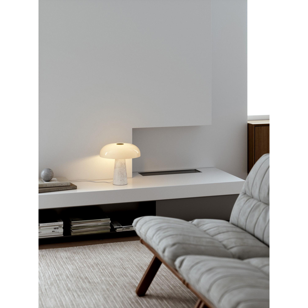 Nordlux Glossy White Table Lamp Image 6
