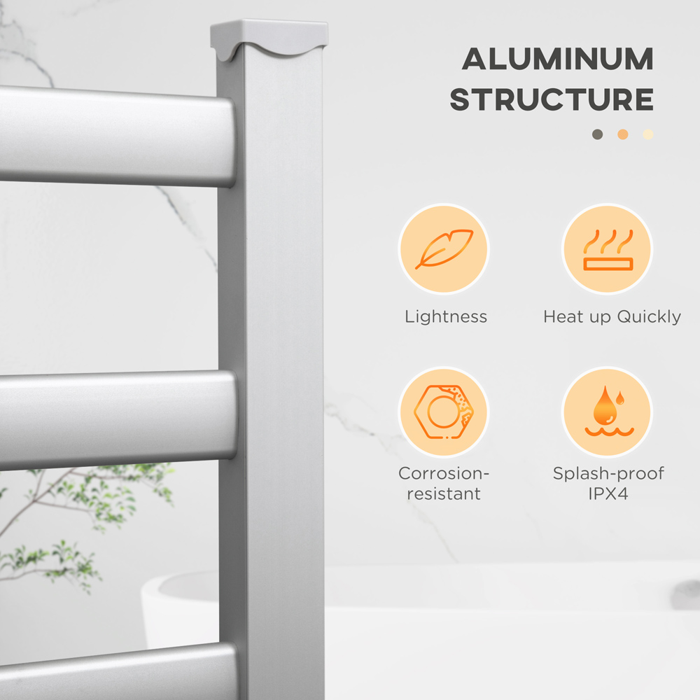 Portland 850193V70 Silver Electric Towel Warmer Image 6
