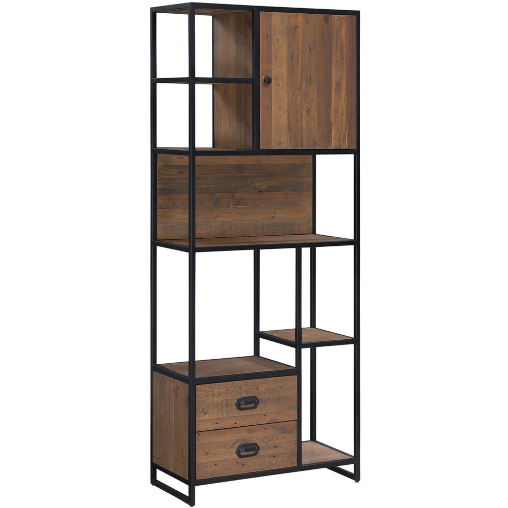 Baumhaus Ooki Single Door 2 Drawer 6 Shelf Bookcase Image 2