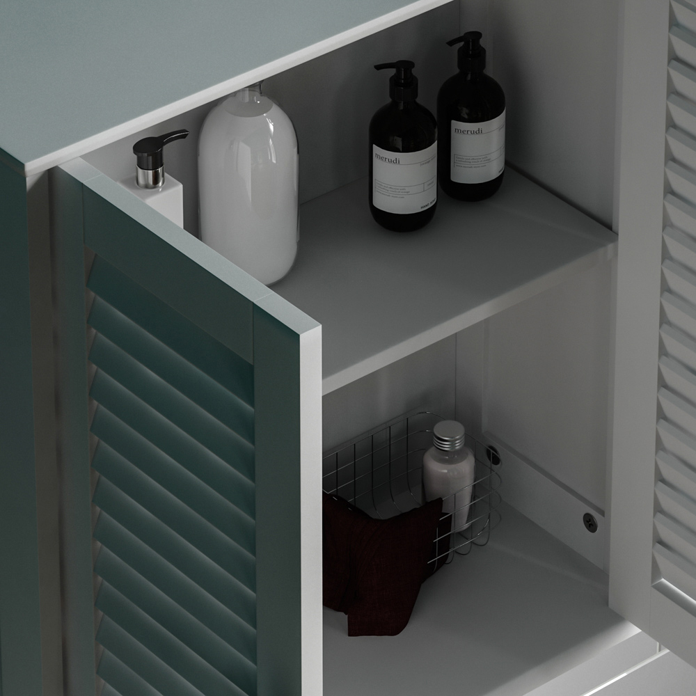 Lassic Bath Vida Liano 2 Door Bathroom Cabinet Image 4