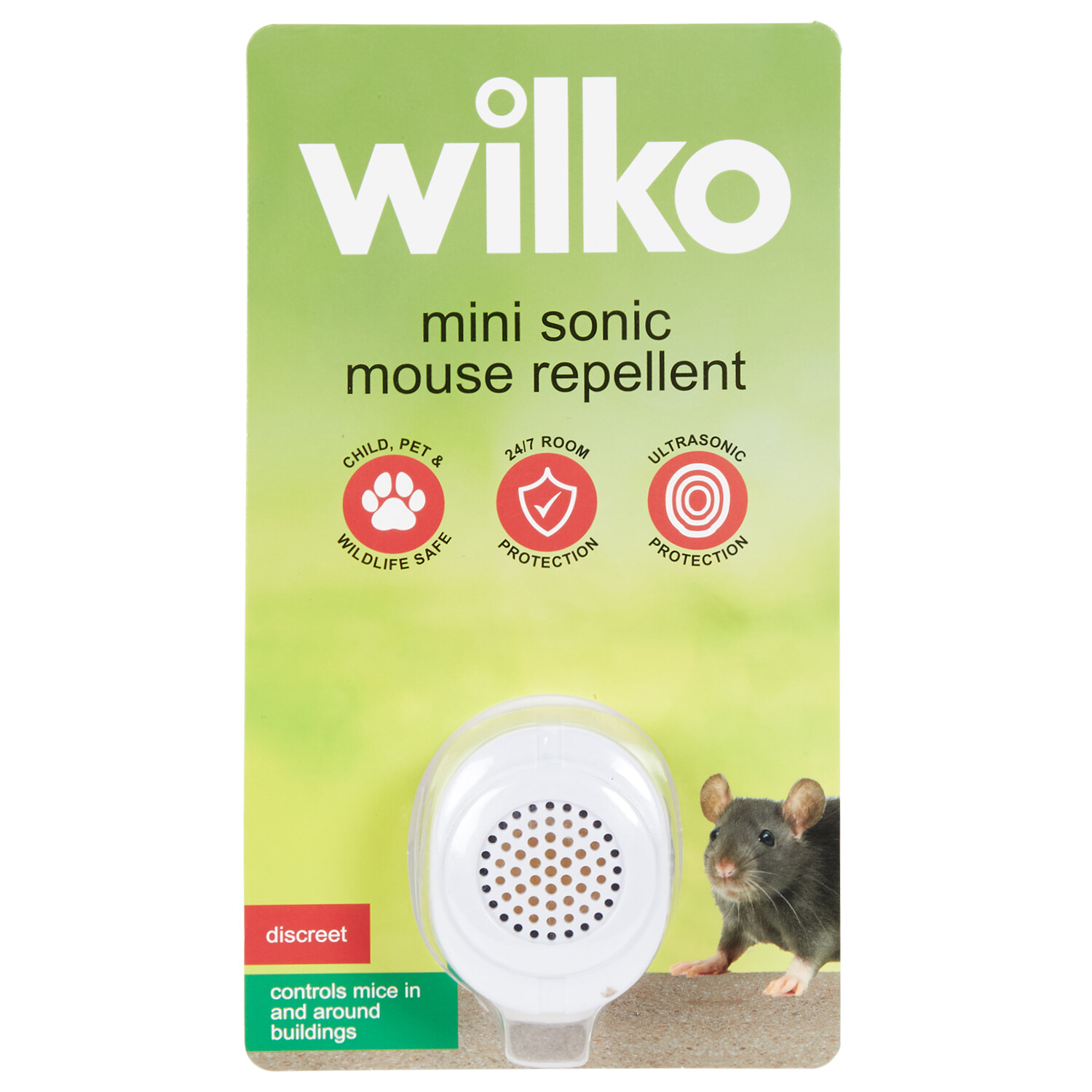Mini Sonic Rodent Repeller - Green Image 1