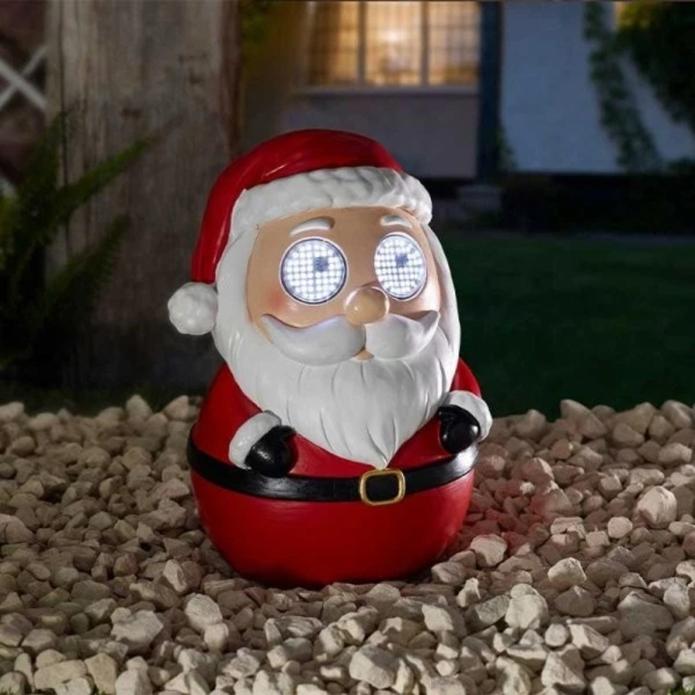 Marco Paul Blinking Santa Christmas Decoration 25cm Image 3
