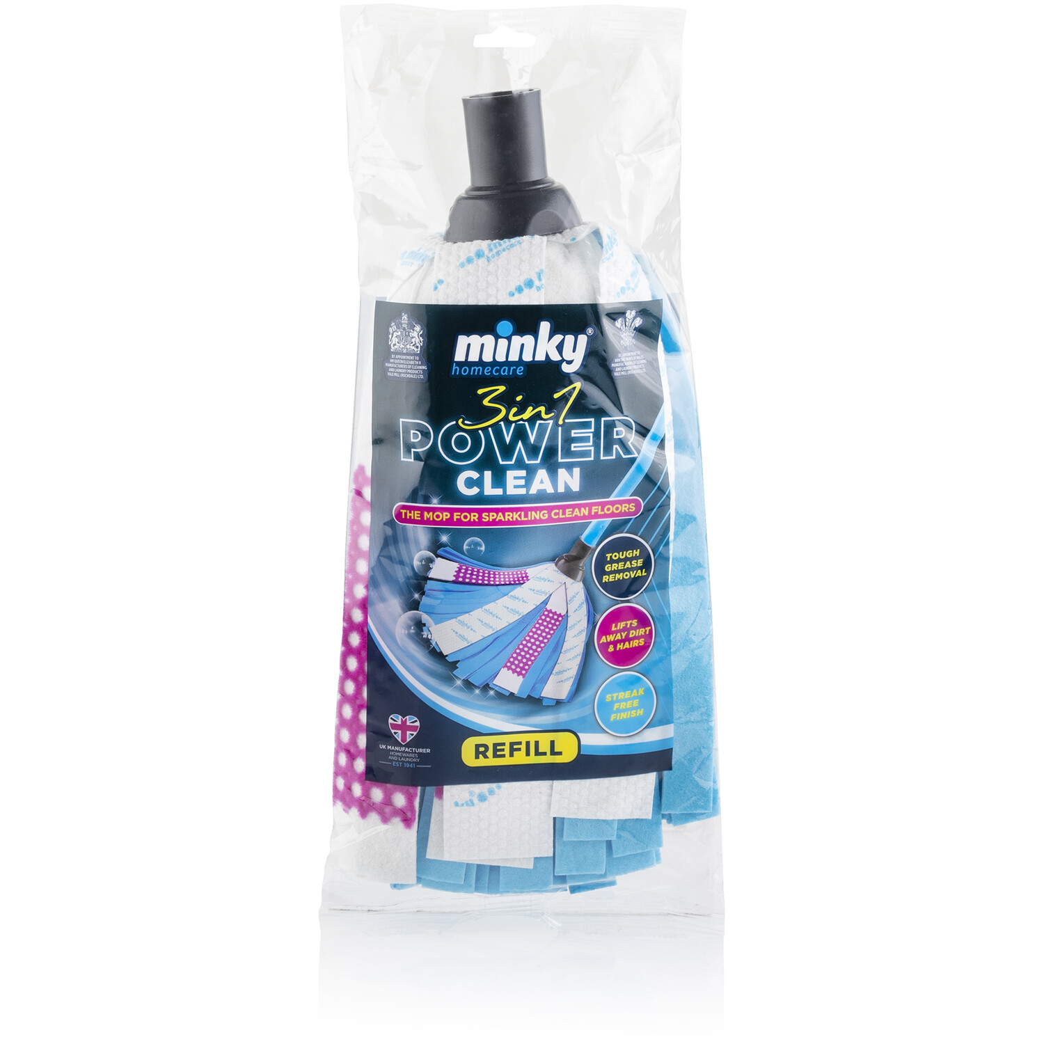 Minky 3 in 1 Power Clean Mop Refill Image 1