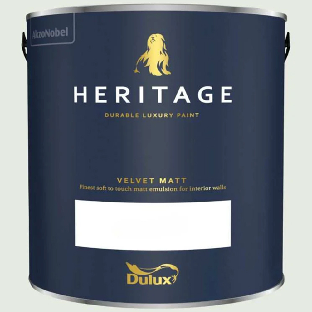 Dulux Heritage Walls and Ceilings Fennel White Velvet Matt Emulsion Paint 2.5L Image 2