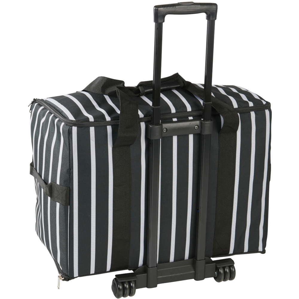 Sewing Online 006107-STRIPE-BLK Black Stripe Sewing Machine Trolley Bag 60 x 42 x 30cm Image 3