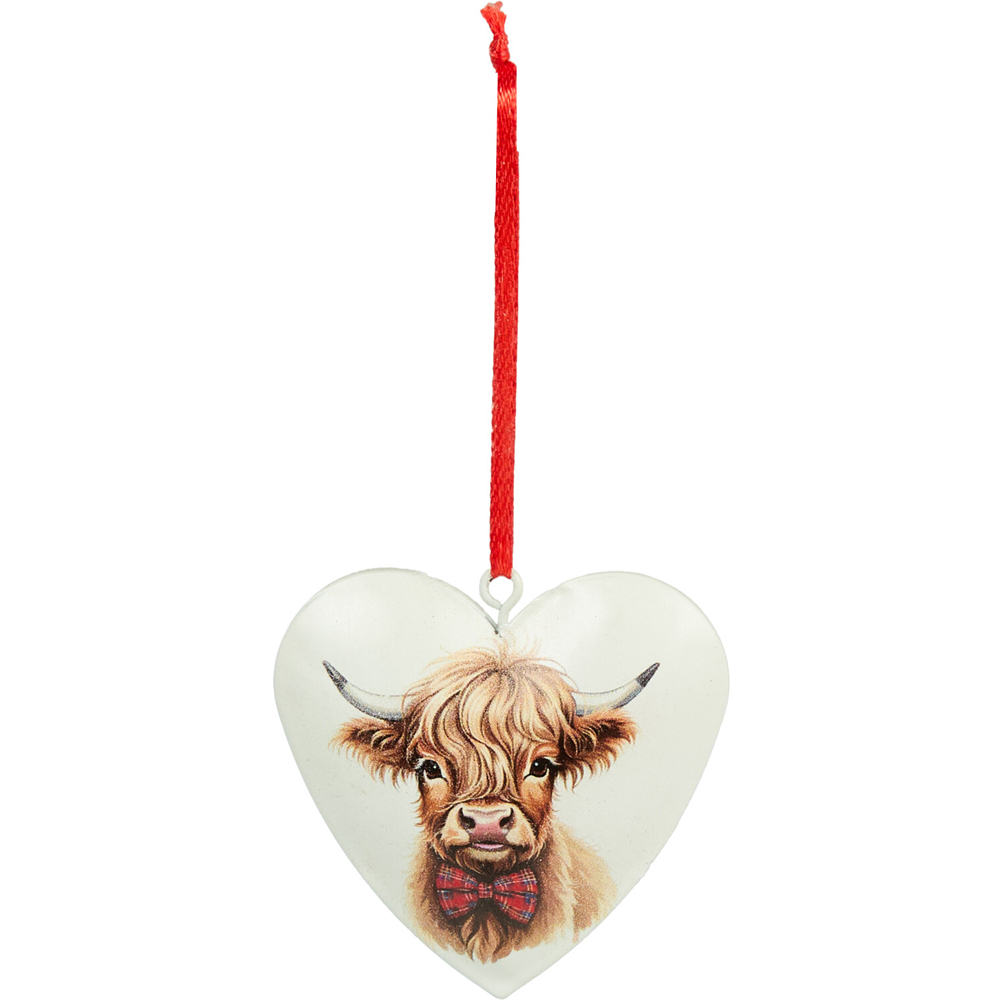 Set of 3 Highland Cow Decorations Image 3