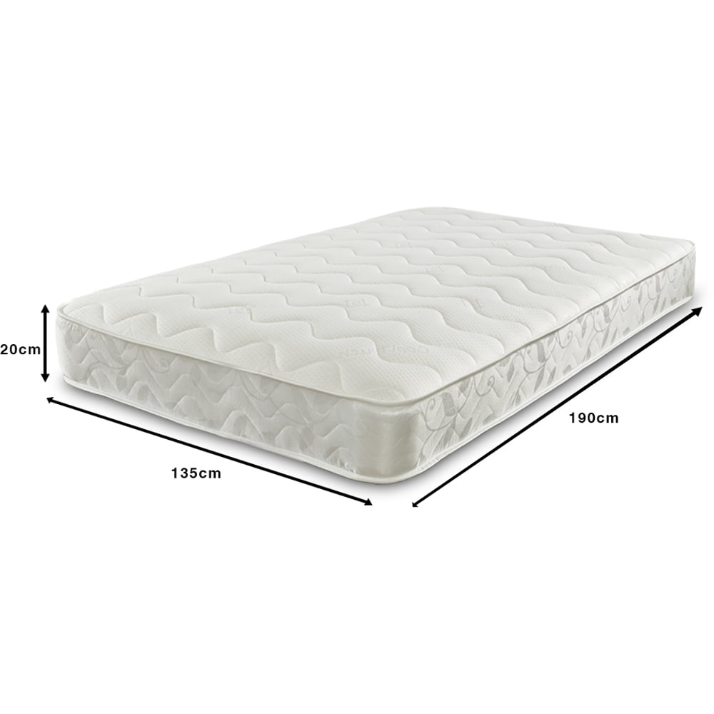 Starlight Beds Double Hybrid Memory Foam and Open Coil Spring Mattress Image 6