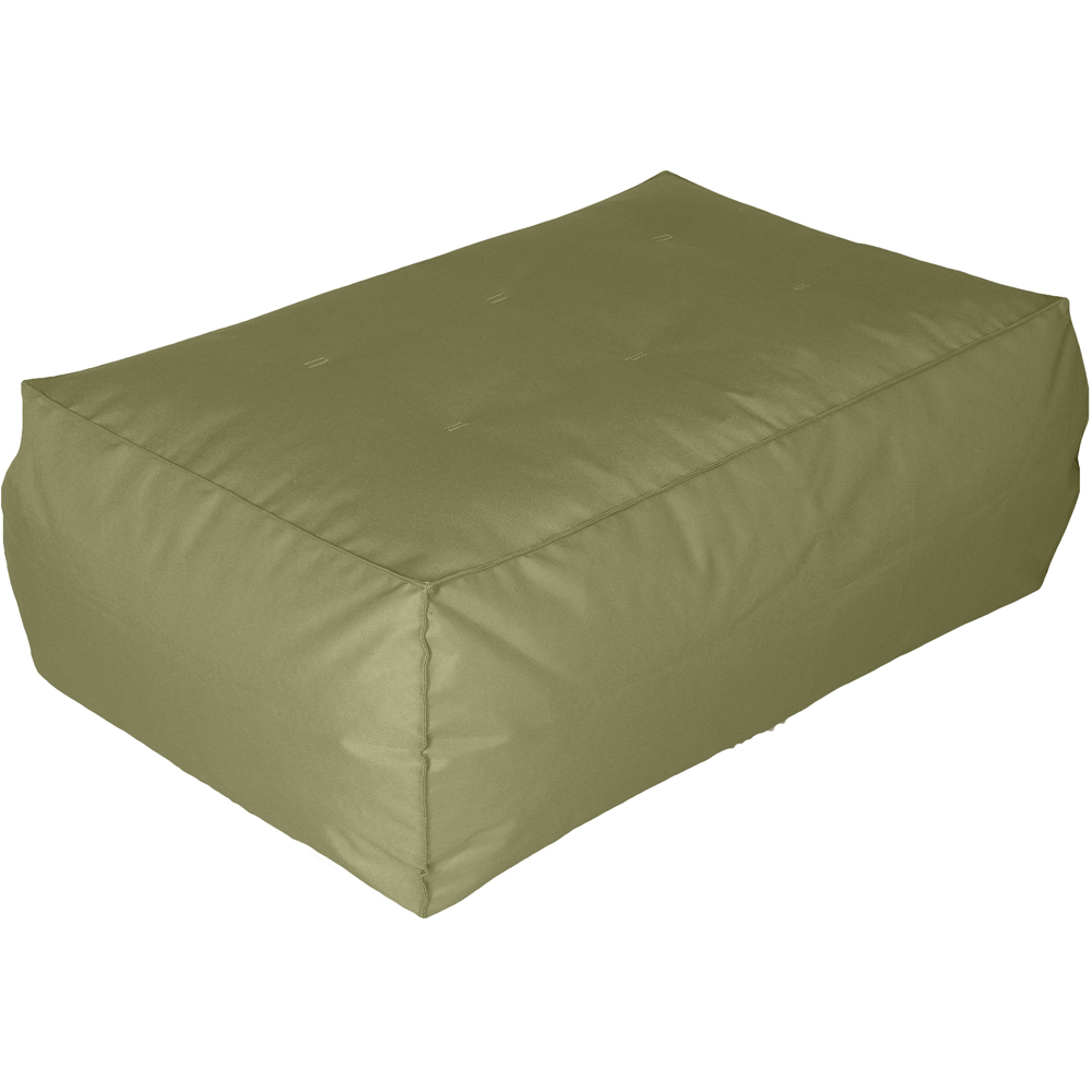 Kaikoo Khaki Lounger with Footstool Image 8