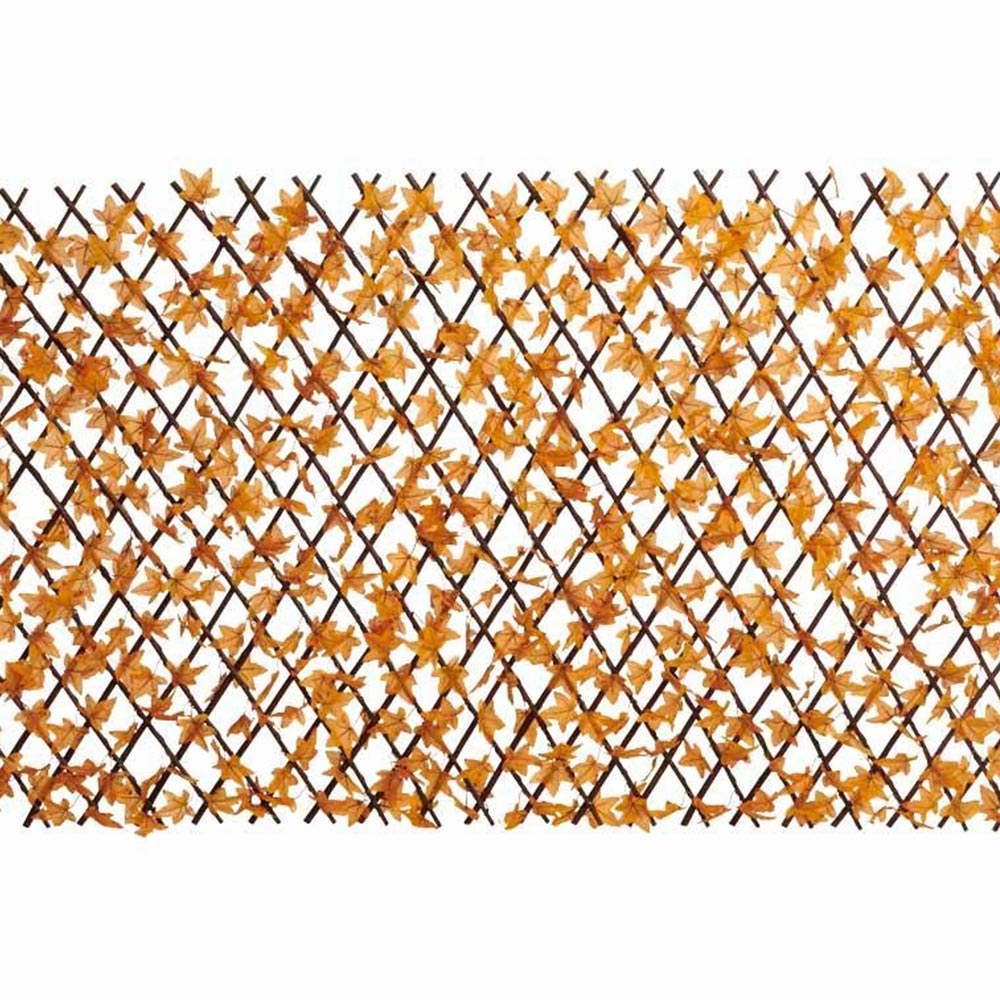 Wilko Expanding Artificial Maple Leaf Trellis 2m x 1m Image 2