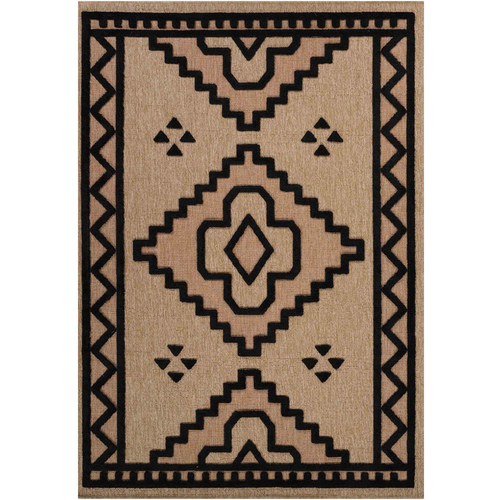 Desire Rugs Harper Black Diamond Rug 50 x 80cm Image 1