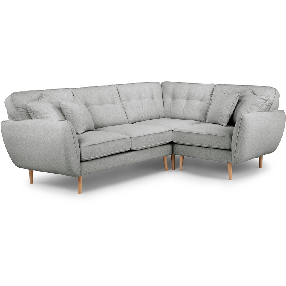 Opry Faro 4 Seater Button Back Ashen Corner Sofa Image 2