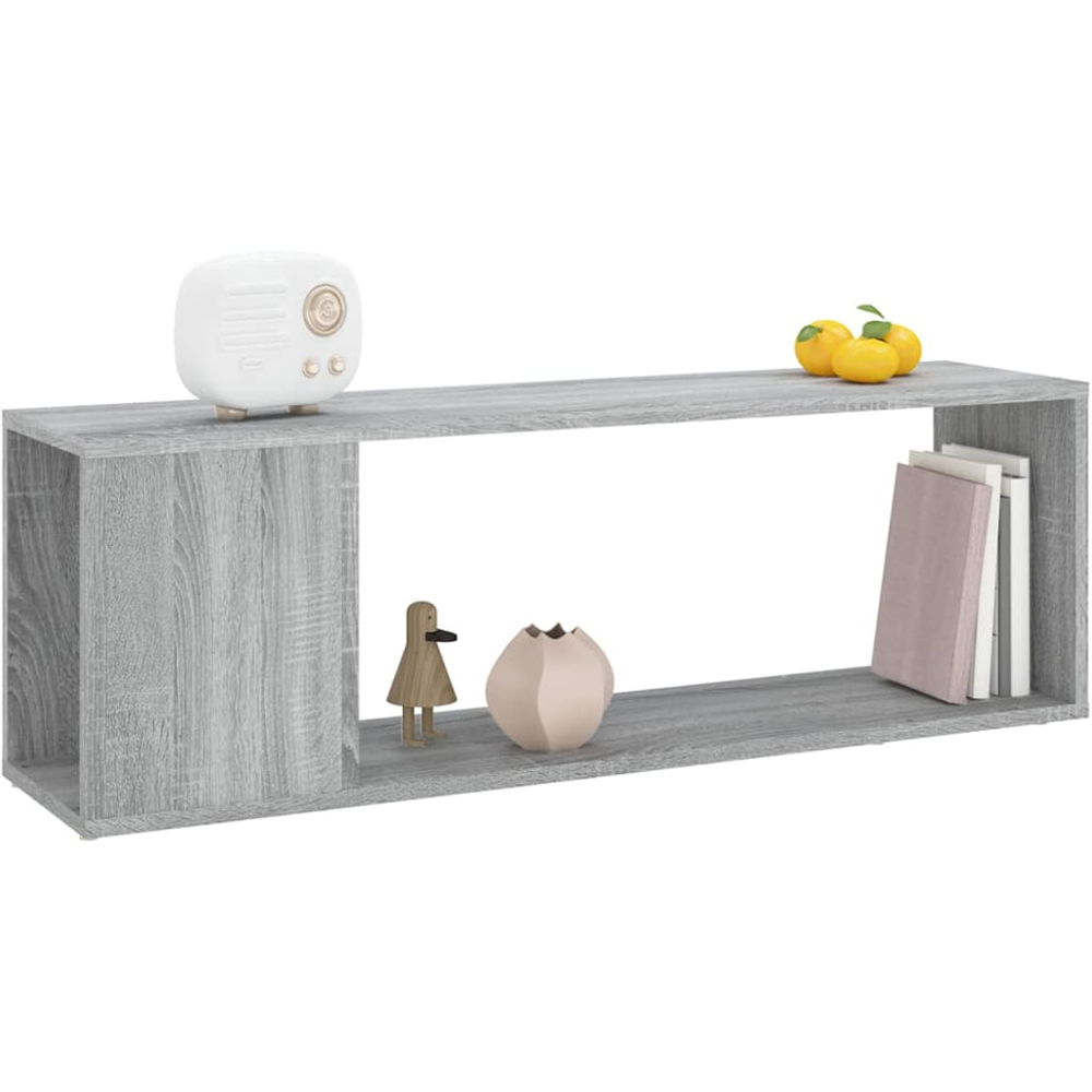 vidaXL Single Shelf Grey Sonoma TV Cabinet Image 3