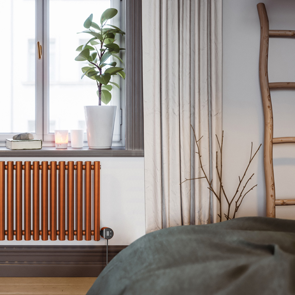 Terma Rolo-Room E Wi-Fi True Copper Electric Radiator 1000W 580 x 1195mm Image 7