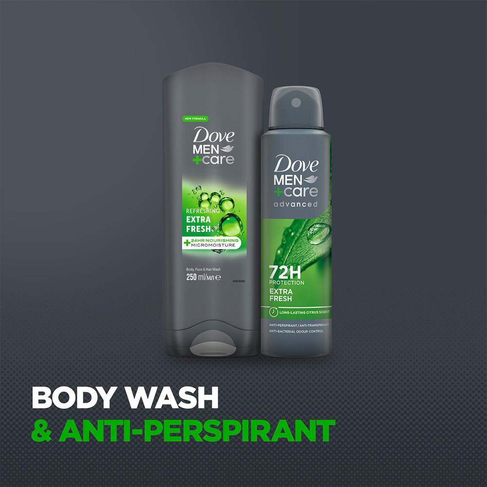 Dove Men+Care Refresh Citrus and Cedarwood Scent Bodywash Bodyspray and Manicure Gift Set Image 5