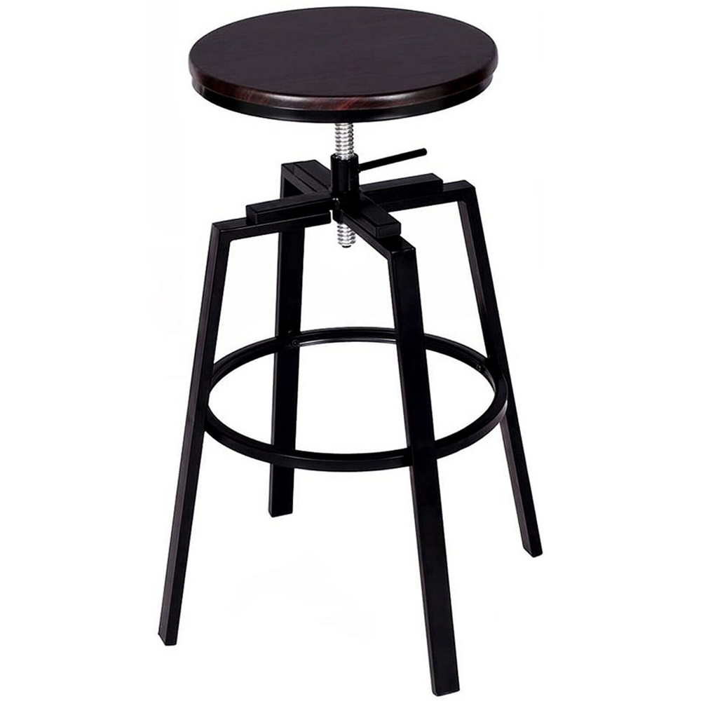 Costway Swivel Seat Counter Height Bar Stool 2 Pack Wilko