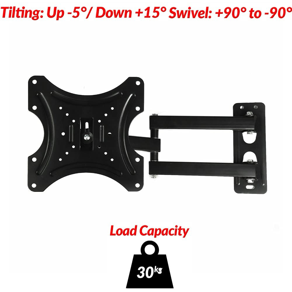ATEK Full Motion Tilt and Swivel TV Wall Mount Bracket 10 to 42 inch Image 5