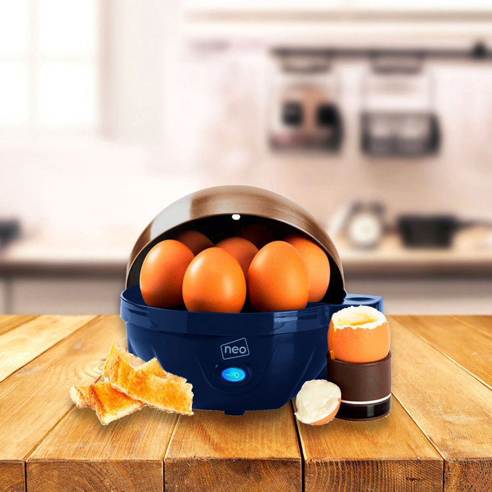 Neo Blue and Copper Electric Egg Boiler Image 2
