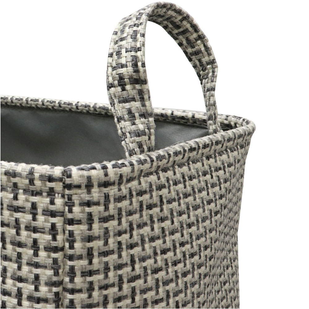 JVL Silva Set of 3 Rectangular Fabric Storage Baskets Image 5