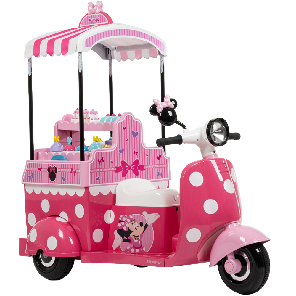 Huffy Pink Disney Minnie Bakery Cart Battery Operated Ride-On Image 1