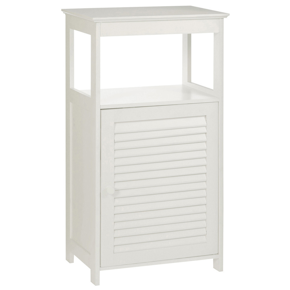 Premier Housewares White Wood Floor Cabinet Image 2