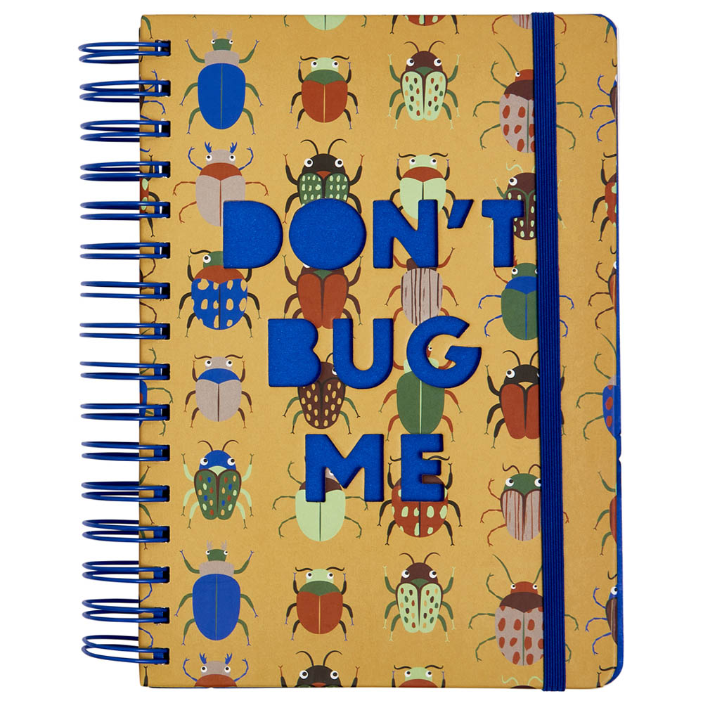 Wilko A5 Don't Bug Me Wiro Notebook Image 1