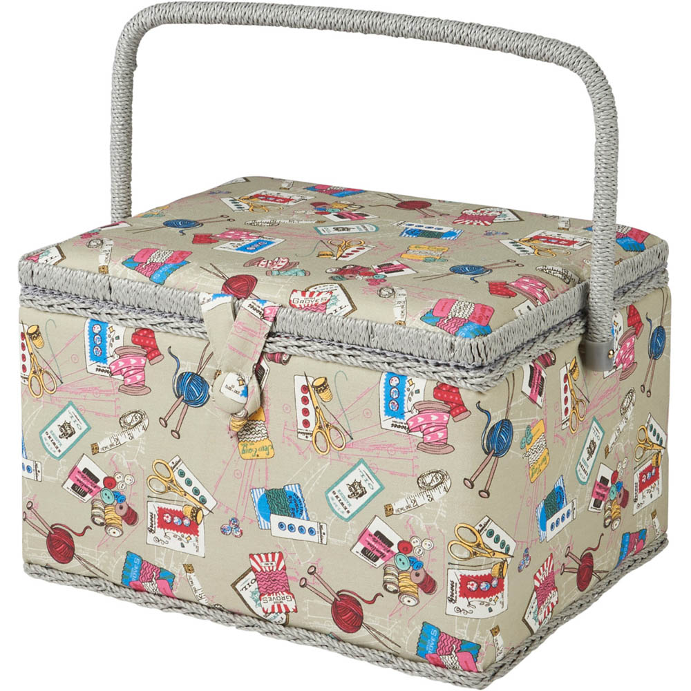 Sewing Online Summer Notions Design Large Sewing Box with Carry Handle Image 3
