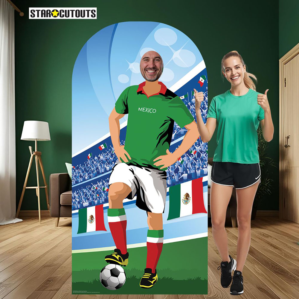 Star Cutouts Ltd Mexico World Cup Football Stand-In Cutout 6.2ft Image 3