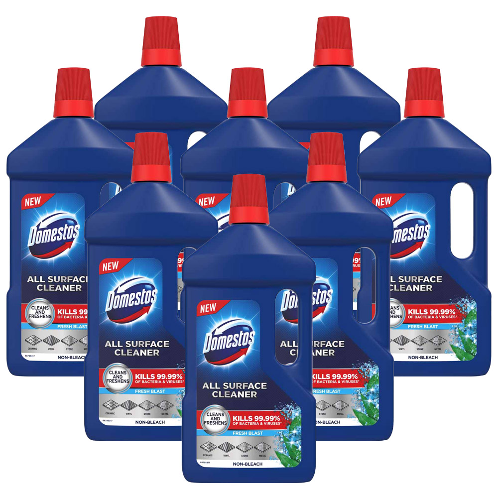 Domestos All Surface Cleaner Case of 8 x 1L Image 1
