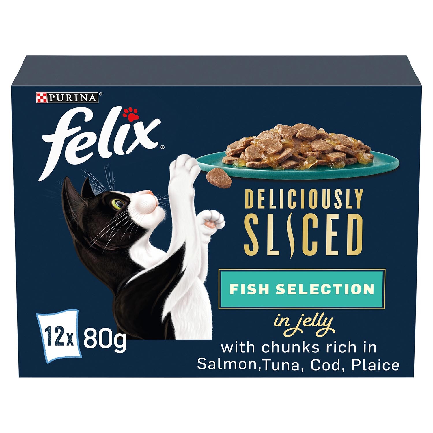 Purina Felix Deliciously Sliced Mixed Selection in Jelly Cat Food Image
