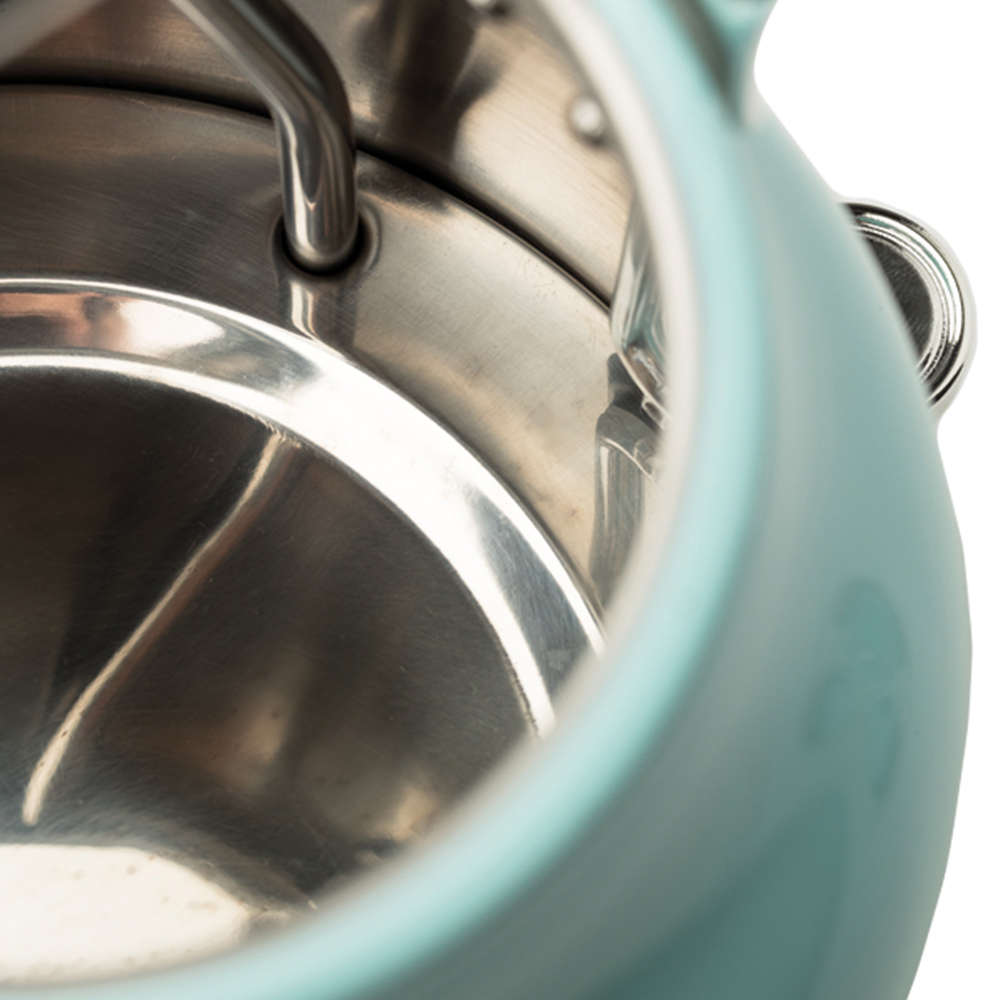 Haden Heritage 1.7L Stainless Steel Electric Kettle - Turquoise