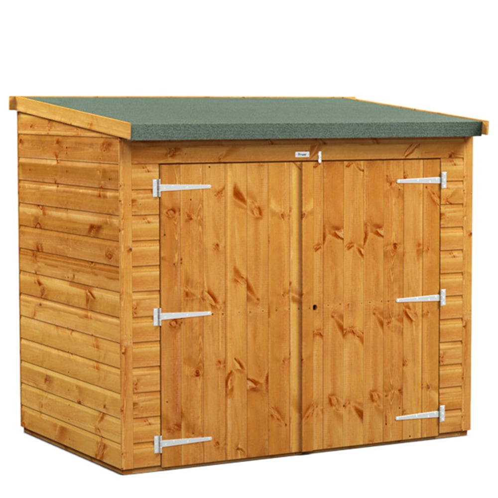 Power Sheds 6 x 4ft Pent Bike Shed Image 1