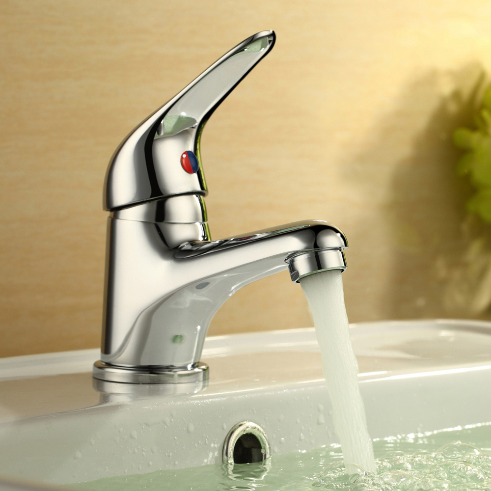 Nes Home Studio Dame Basin Mono Mixer Tap with Slotted Waste Chrome Image 2
