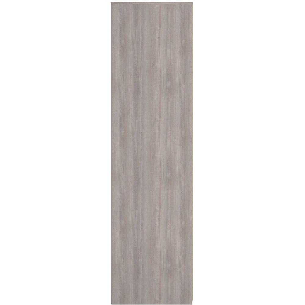 Crowndale Hong Kong 5 Shelf Grey Oak Tall Open Wardrobe Ready Assembled Image 3