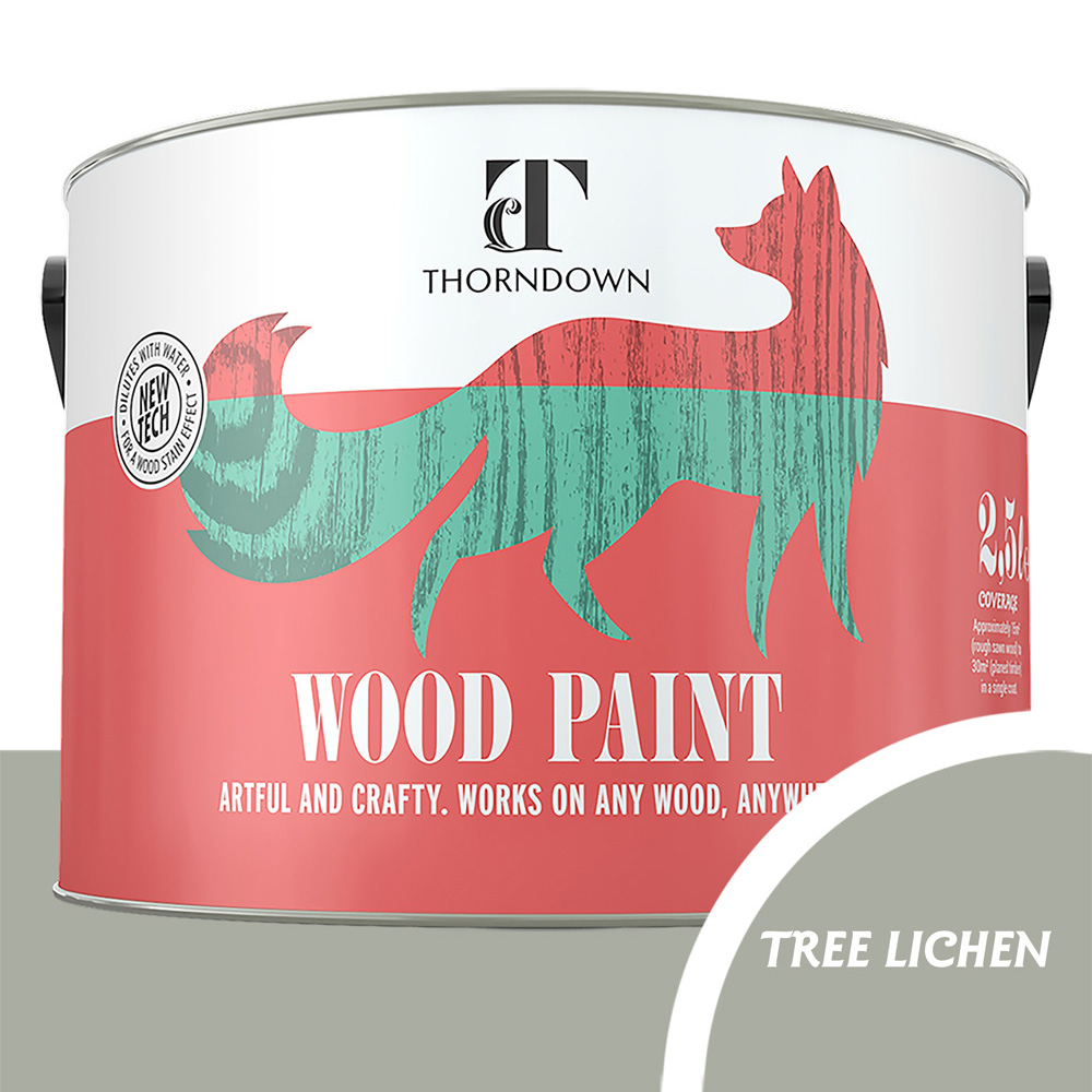 Thorndown Tree Lichen Satin Wood Paint 2.5L Image 3