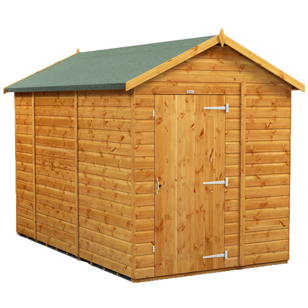 Power Sheds 10 x 6ft Apex Wooden Shed Image 1