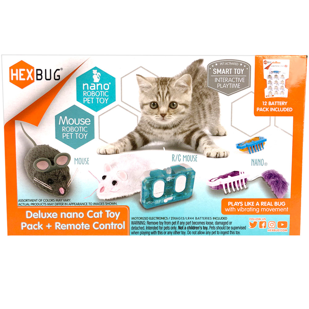 HEXBUG Deluxe RC Cat Toy Pack with Remote Control Wilko