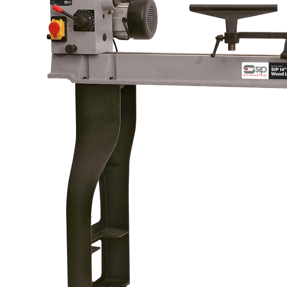 SIP Cast Iron Swivel Head Wood Lathe 14 x 43 inch Image 3