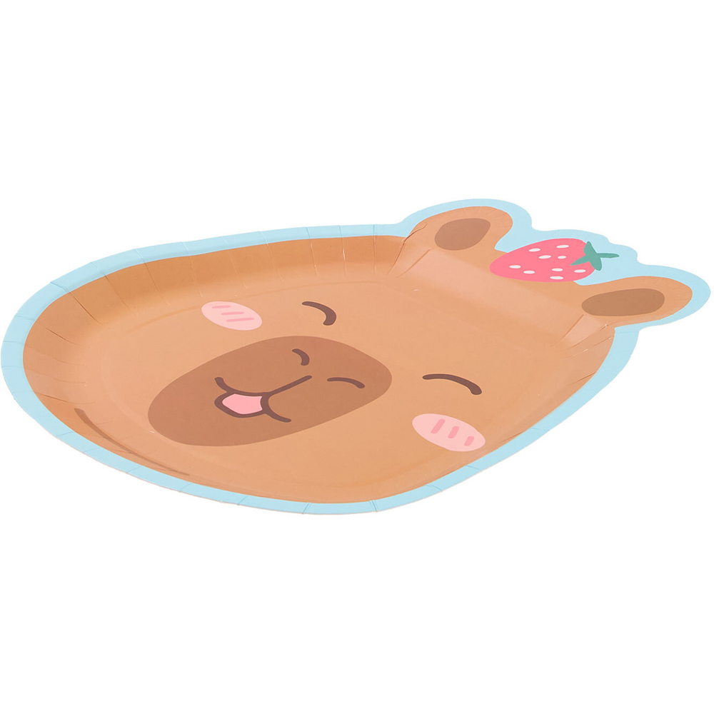 Pack of 4 Capybara Paper Platters Image 5