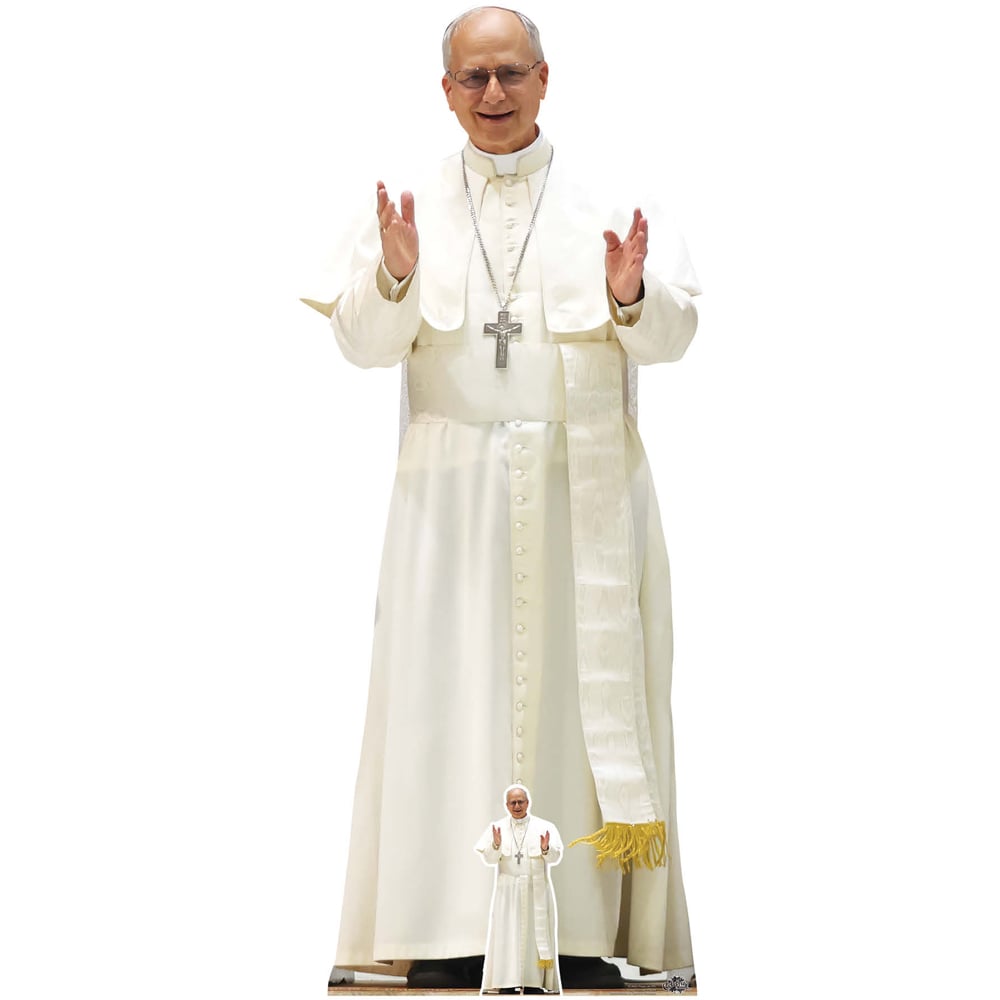 Star Cutouts Pope Leo XIV Cardboard Cutout 6ft Image 1