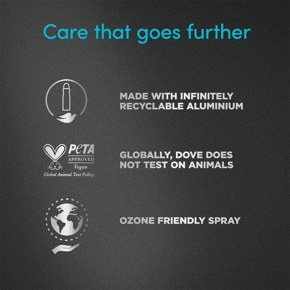 Dove Men+Care Advanced Clean Comfort Antiperspirant Deodorant Aerosol 200ml Image 8