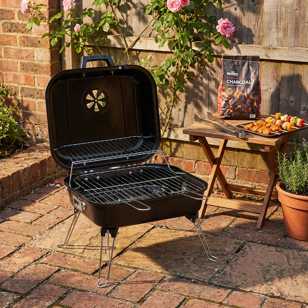 Guardia Black Charcoal BBQ Image 9