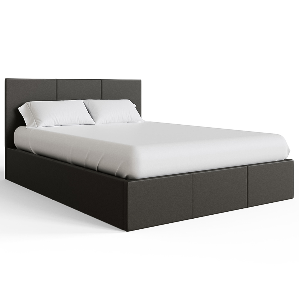 GFW Small Double Grey Side Lift Ottoman Bed Image 3