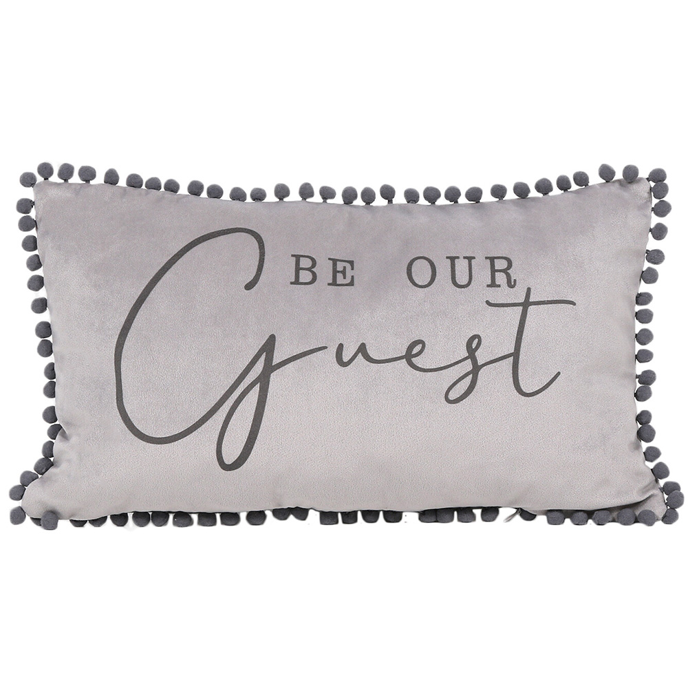 Divante Grey Be Our Guest Cushion Image